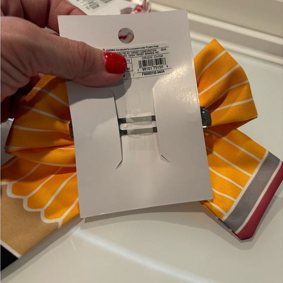 Women's 4 Piece Teacher Gift hair bow matching earrings, headband apple … - Picture 2 of 16